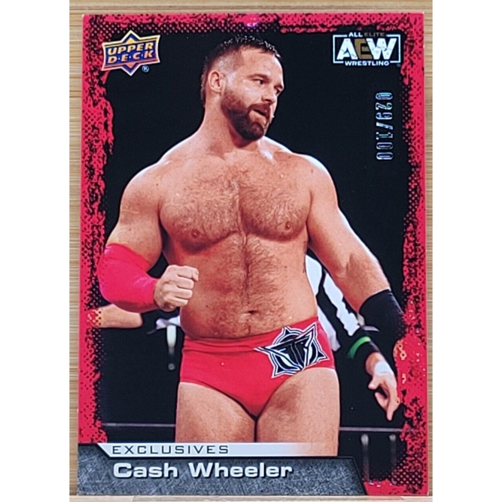 2022 UPPER DECK AEW‎ CASH WHEELER  EXCLUSIVES #D/100